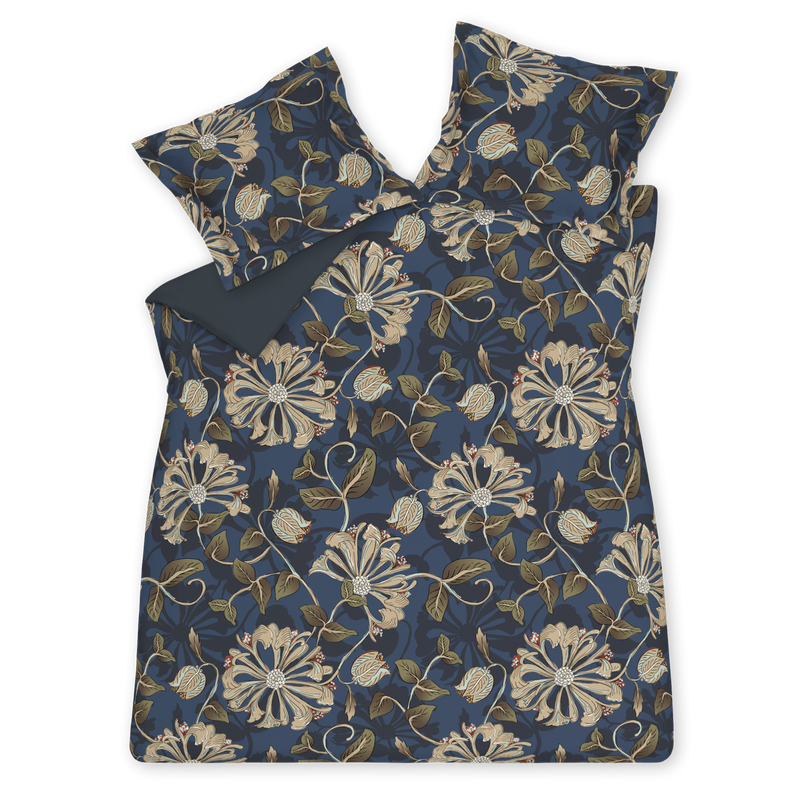 SKY NIGHT dekbedovertrek | blue ink