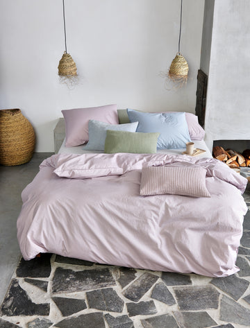 WASHED COTTON dekbedovertrek | viola WASHED COTTON dekbedovertrek | viola