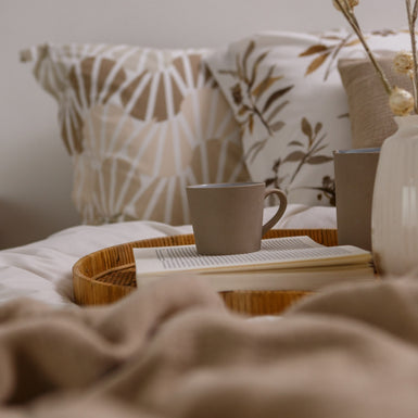 SANDY BEACH dekbedovertrek | latte SANDY BEACH dekbedovertrek | latte