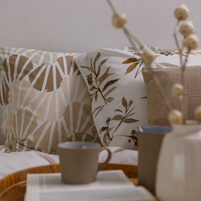 SANDY BEACH dekbedovertrek | latte SANDY BEACH dekbedovertrek | latte