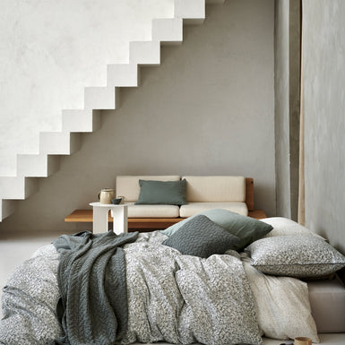 HOME 94 dekbedovertrek | sage green HOME 94 dekbedovertrek | sage green