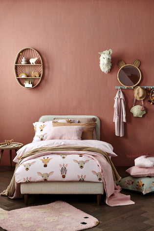 WILDLIFE KIDS dekbedovertrek | light olive WILDLIFE KIDS dekbedovertrek | light olive