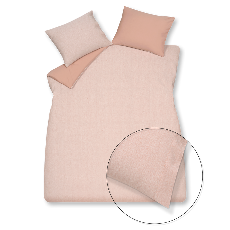 PURE 41 dekbedovertrek | brick dust