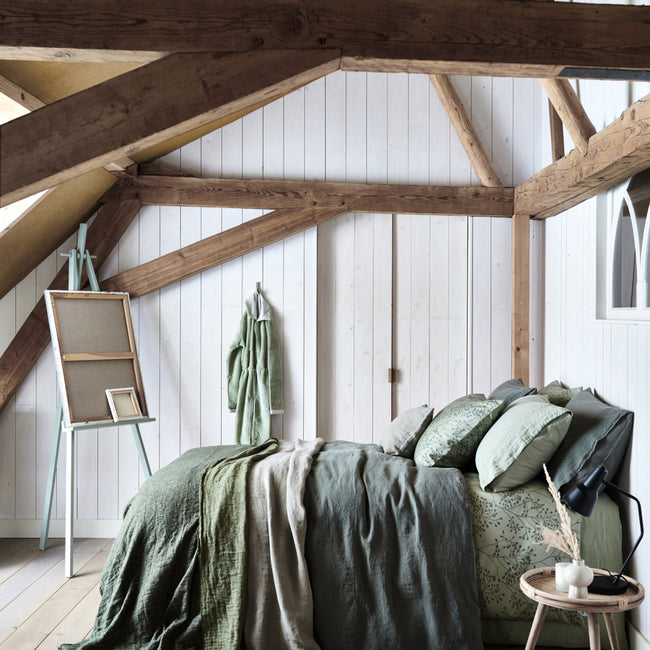 PURE 51 dekbedovertrek | light olive PURE 51 dekbedovertrek | light olive