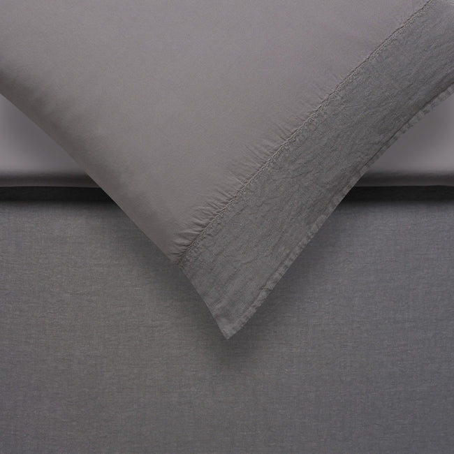 PURE 07 dekbedovertrek XL | steelgrey PURE 07 dekbedovertrek XL | steelgrey