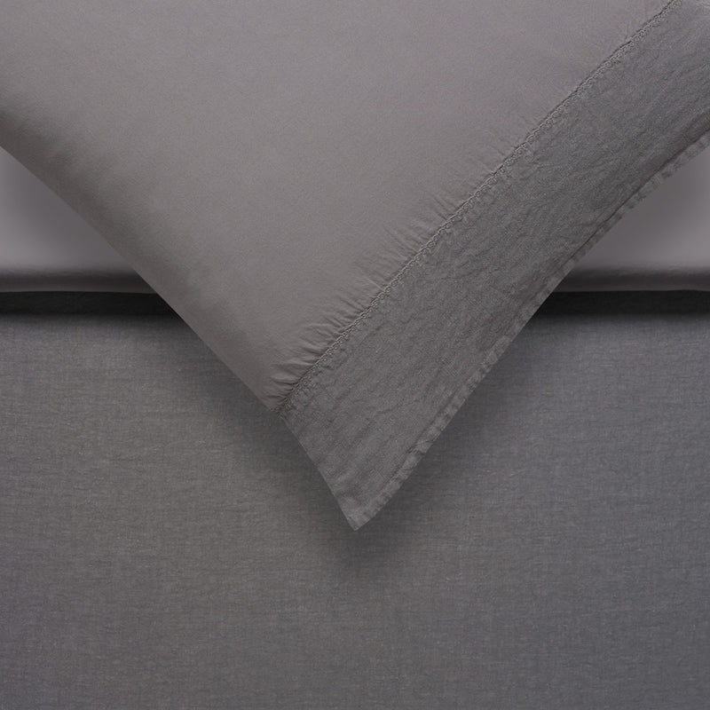 PURE 07 dekbedovertrek XL | steelgrey PURE 07 dekbedovertrek XL | steelgrey