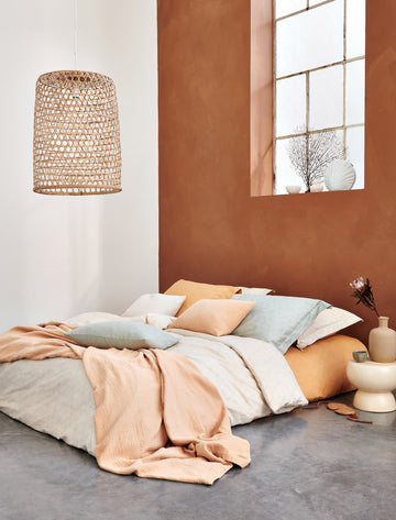 GEOMETRICAL dekbedovertrek | apricot blush GEOMETRICAL dekbedovertrek | apricot blush