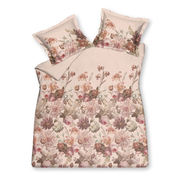 PINK FLORAL dekbedovertrek | old rose PINK FLORAL dekbedovertrek | old rose