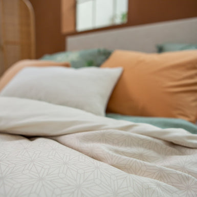 FLOWER GARDEN dekbedovertrek | cream tan FLOWER GARDEN dekbedovertrek | cream tan