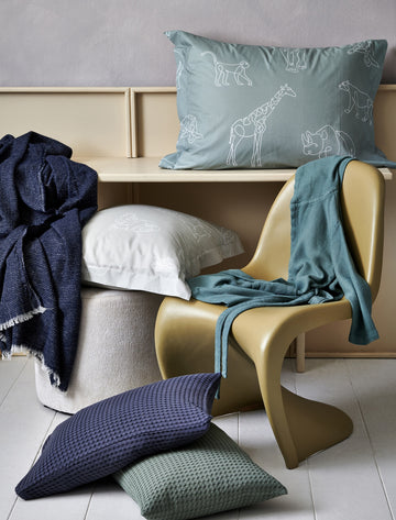 ANIMAL KIDS dekbedovertrek | pale olive ANIMAL KIDS dekbedovertrek | pale olive