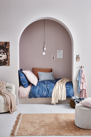 ANIMAL KIDS dekbedovertrek | sepia pink ANIMAL KIDS dekbedovertrek | sepia pink