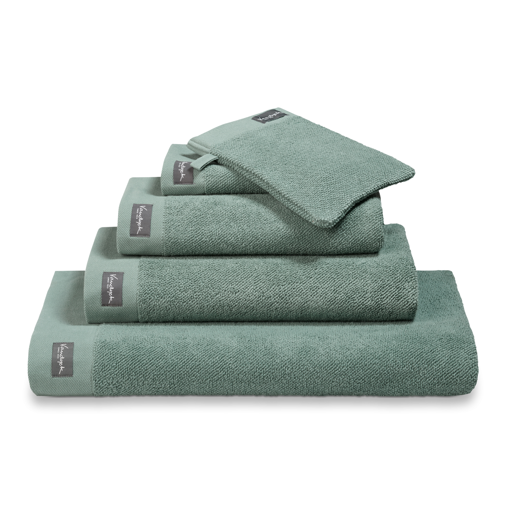 HOME UNI badgoed | vintage green