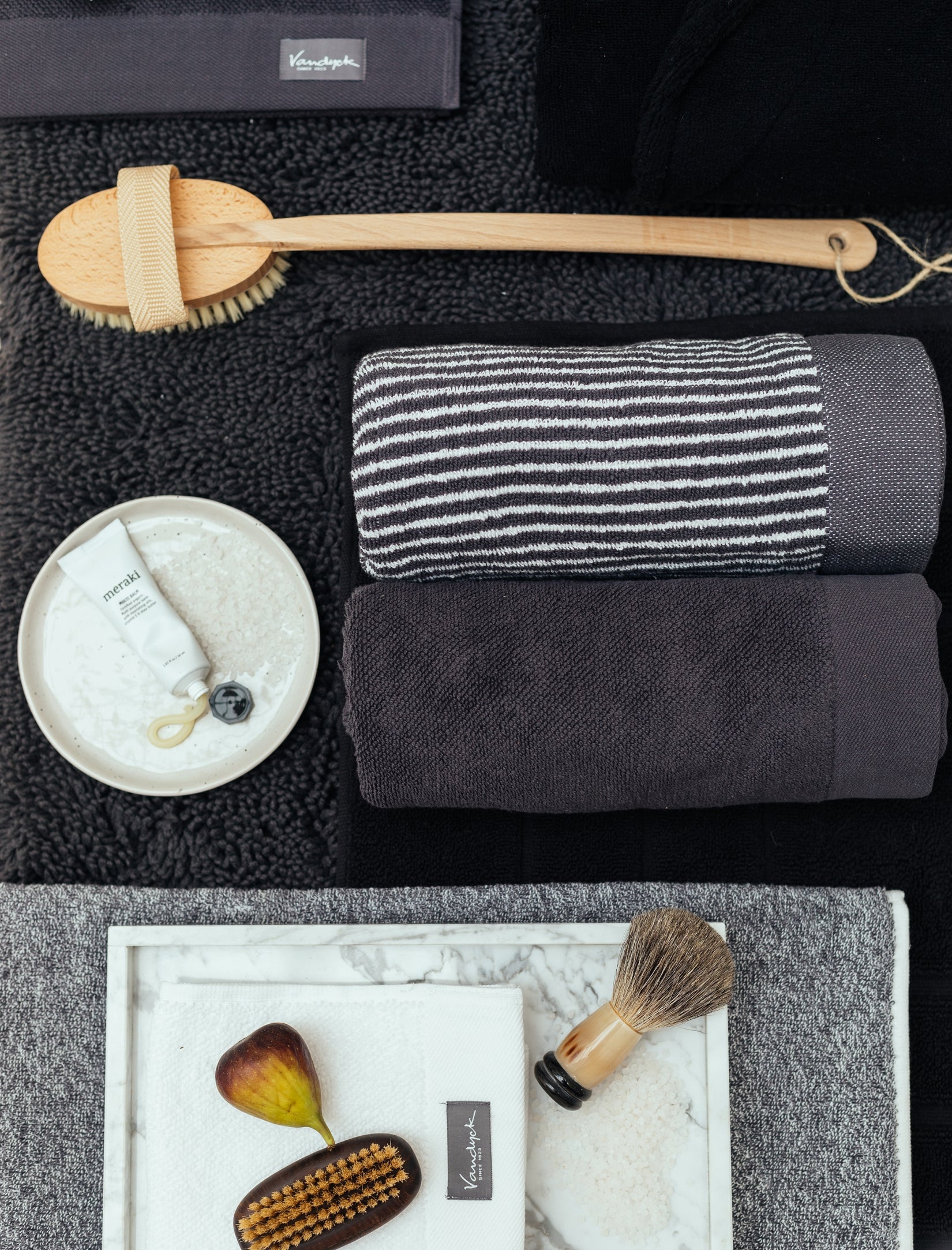 HOME MOULINE badgoed | off black