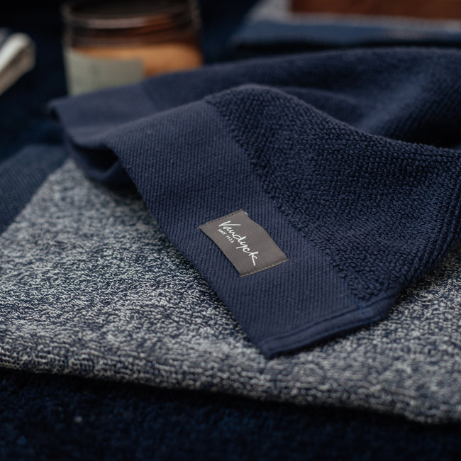 HOME UNI badlaken | blue ink