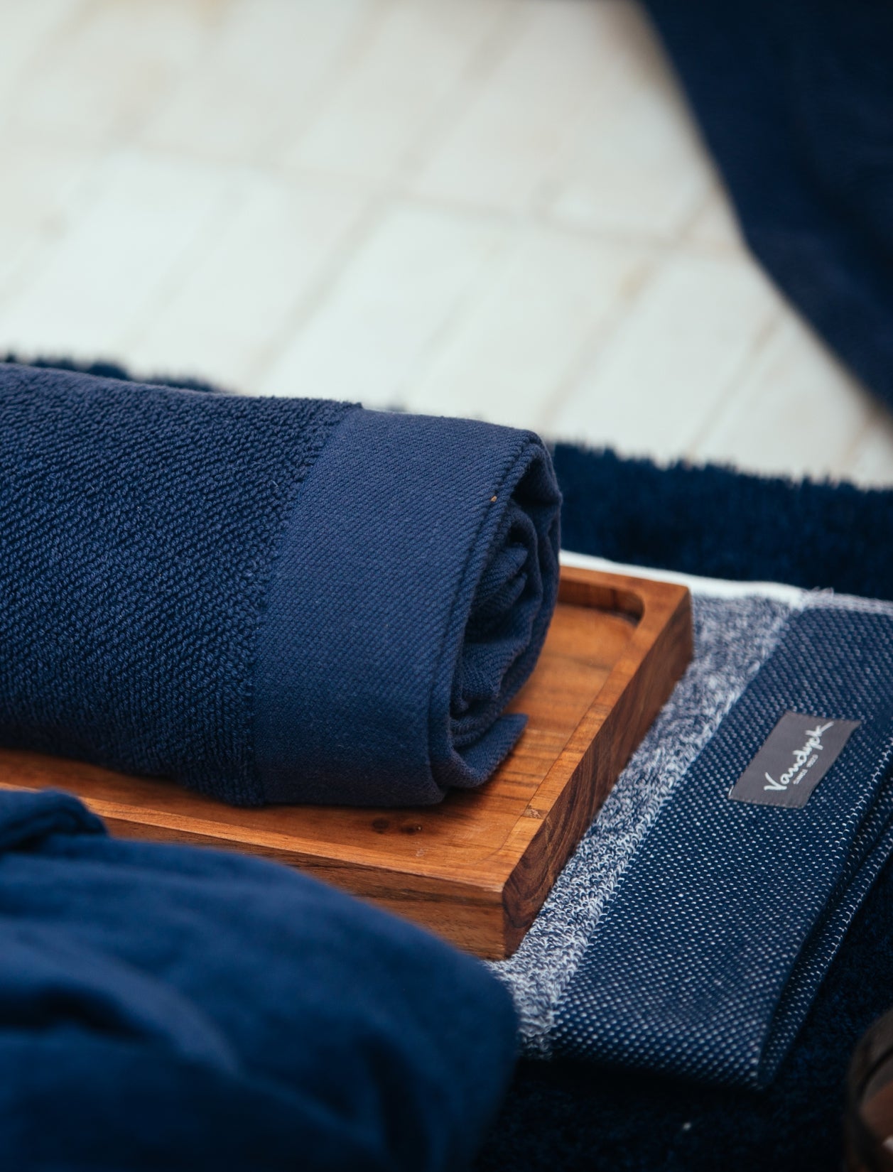 HOME UNI badgoed | blue ink