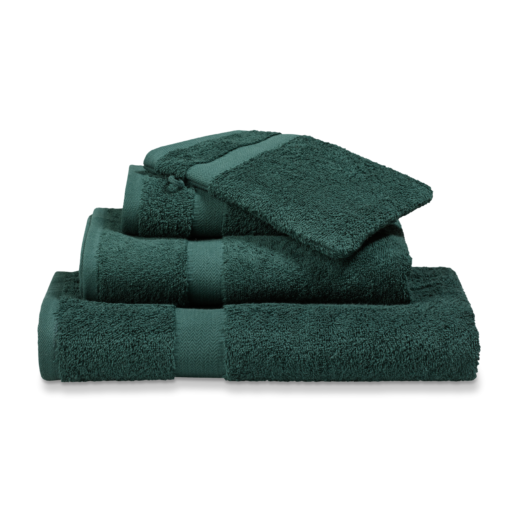 PRESTIGE PLAIN badgoed | dark green