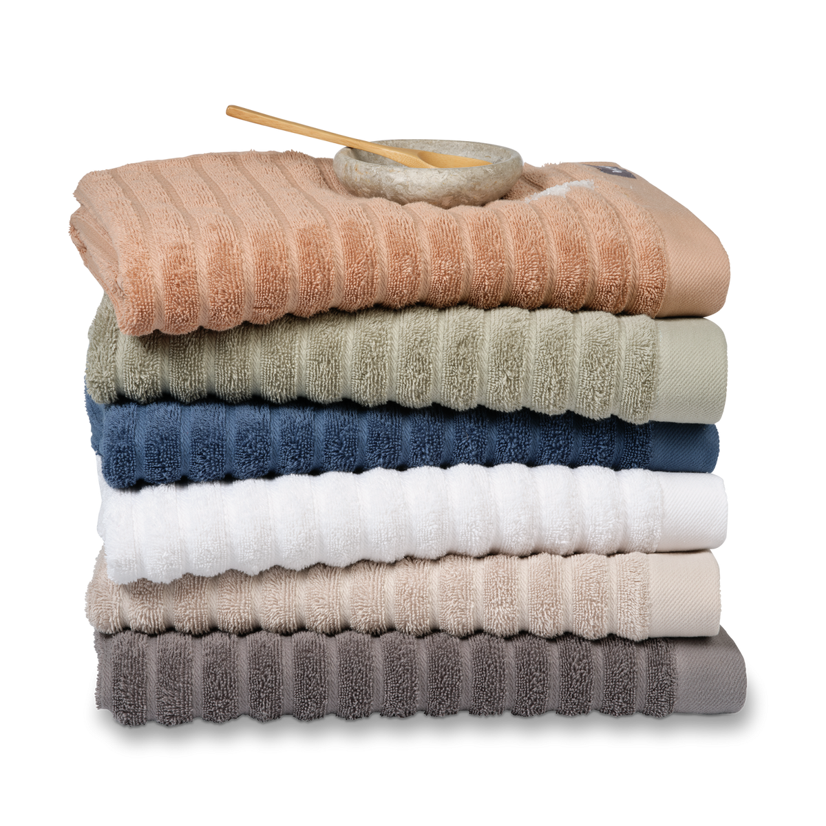 HOME TOWEL WAVE | smoke green