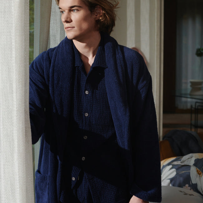 BIARRITZ badjas | blue ink