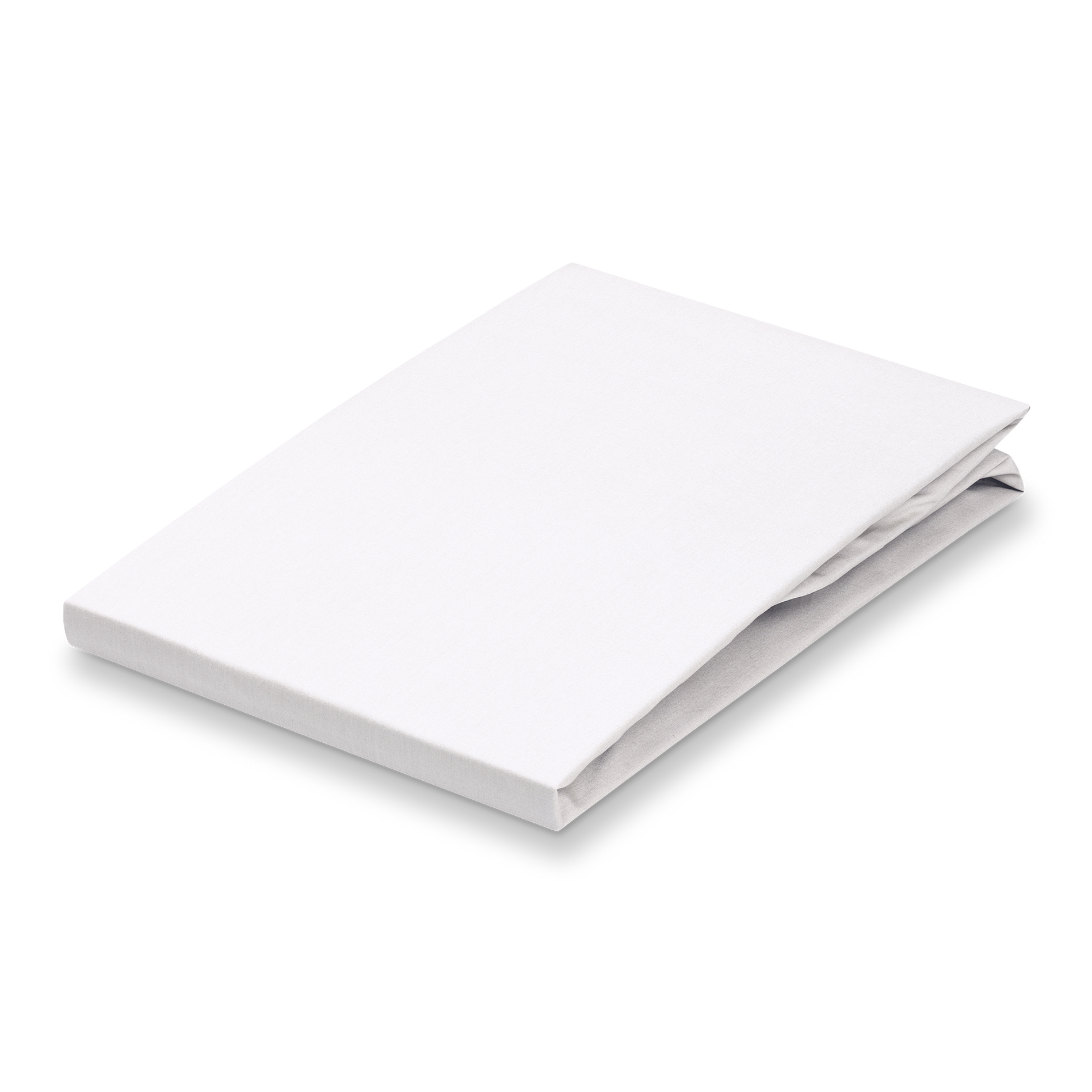 PERCALE kussensloop glad | white