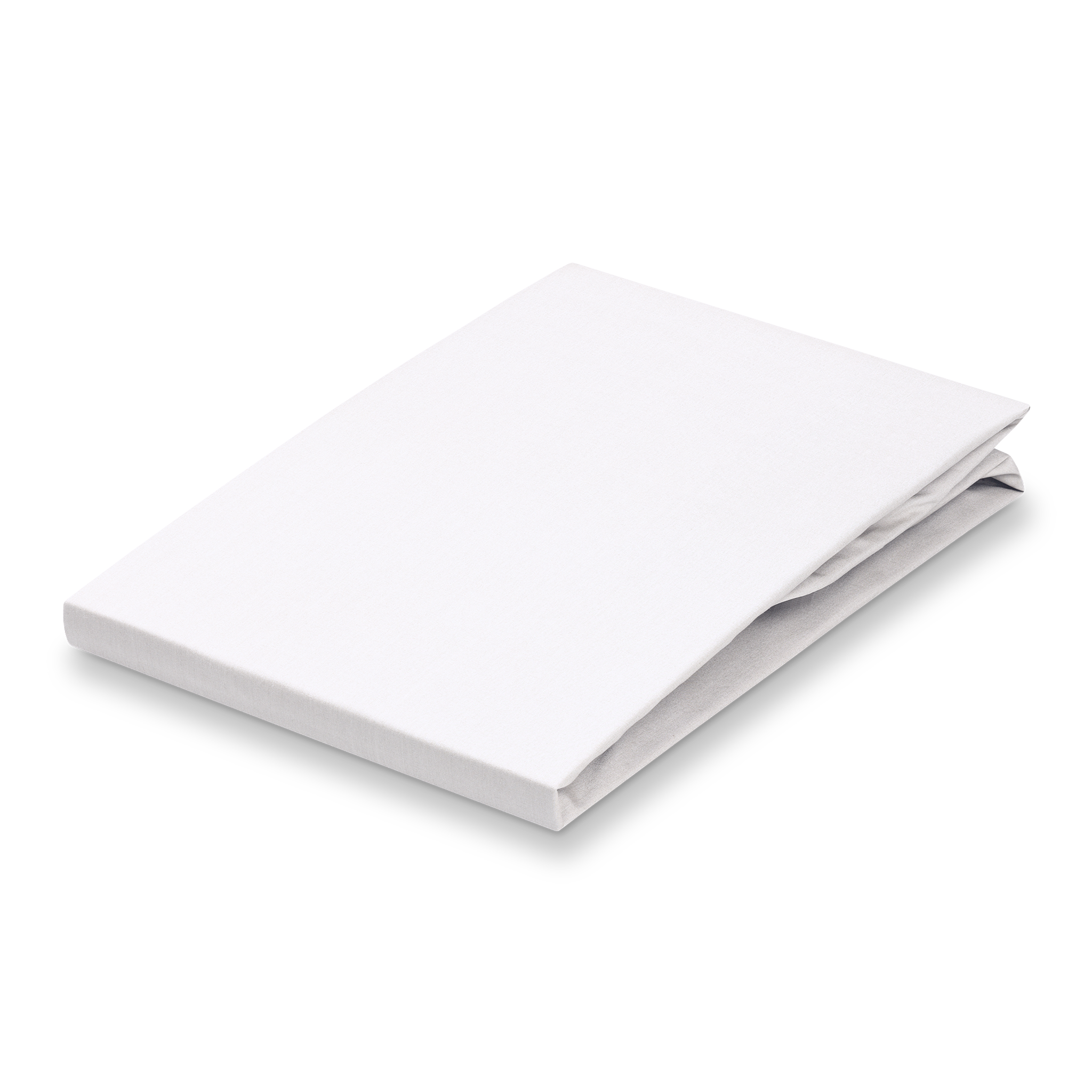 PERCALE kussensloop glad | white