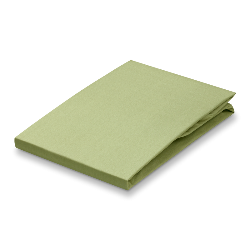 PERCALE lakens glad | pistache