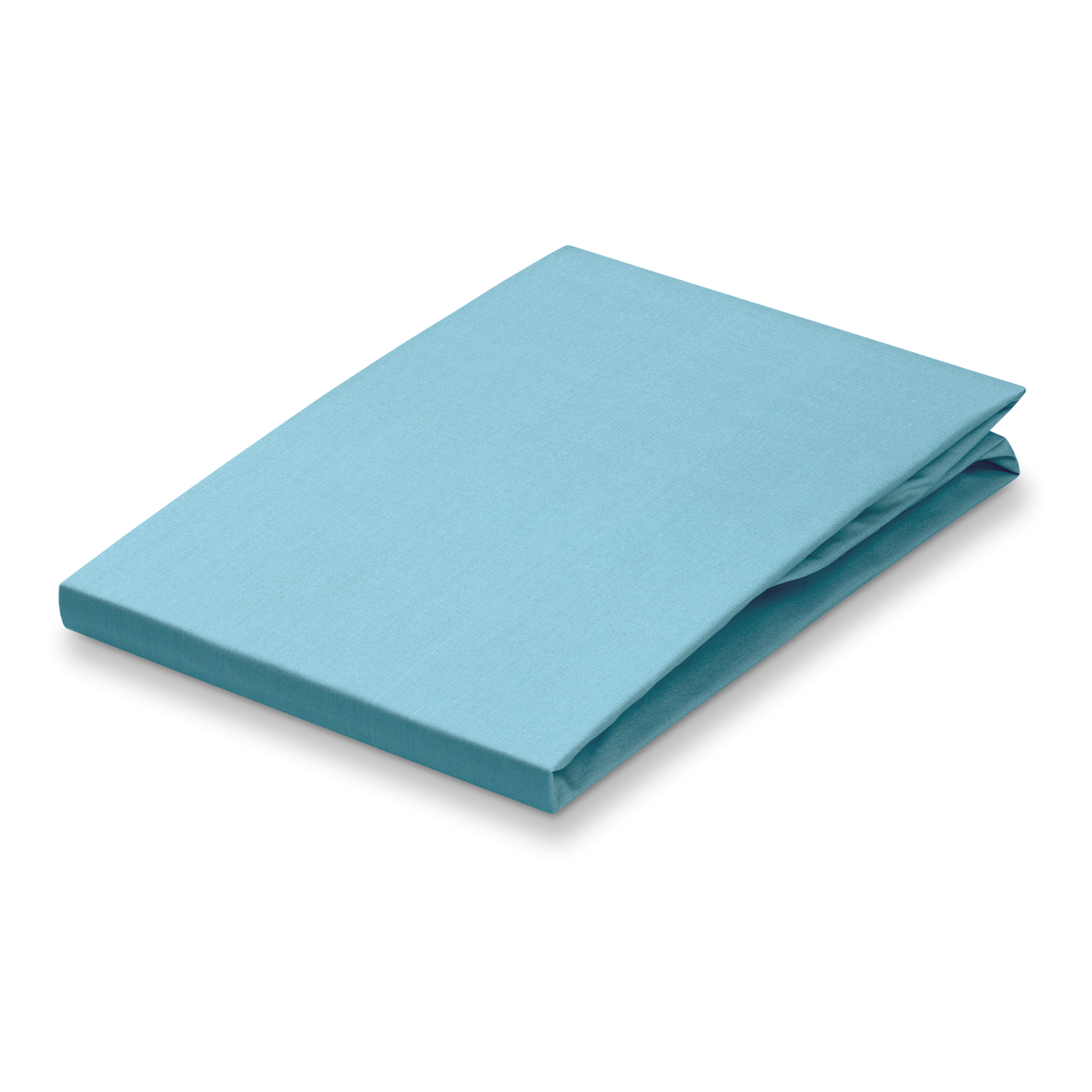 PERCALE hoeslaken | ice blue