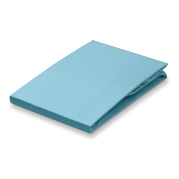PERCALE hoeslaken | ice blue