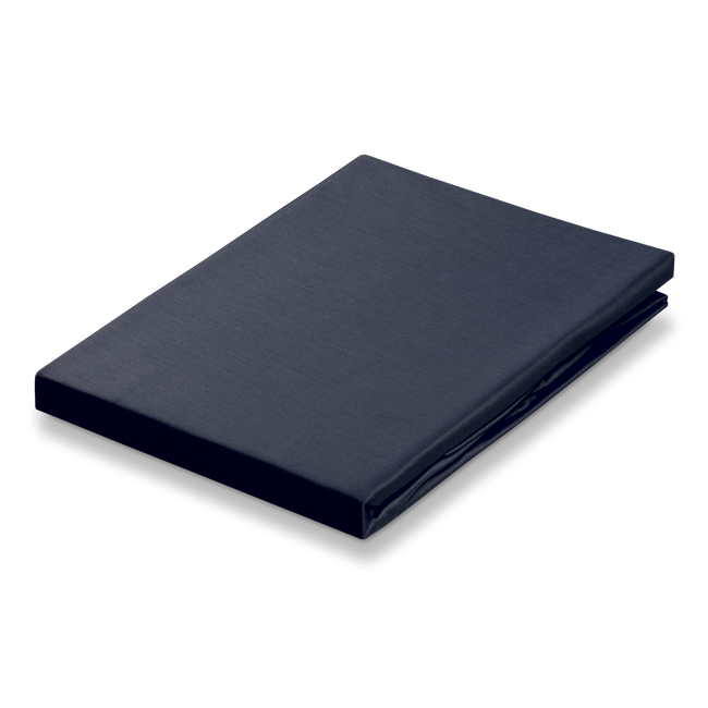 SATIJN hoeslaken | navy