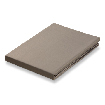 SATIJN hoeslaken | pebble