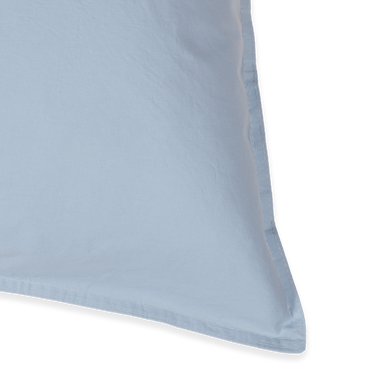 WASHED COTTON dekbedovertrekset | powder blue