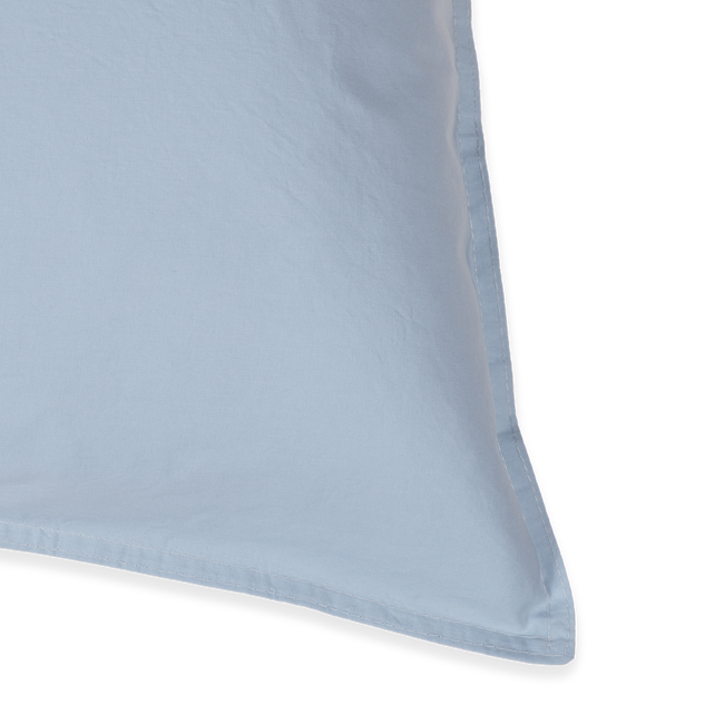 WASHED COTTON dekbedovertrekset | powder blue