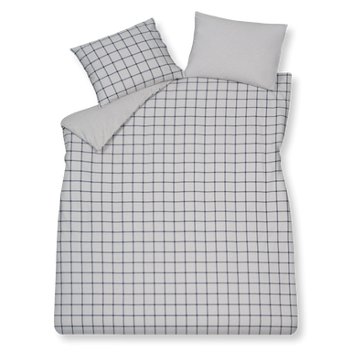 Flanel Dundee dekbedovertrekset | blue ink