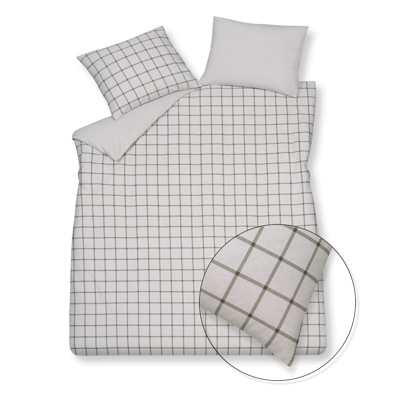 Flanel Dundee XL dekbedovertrekset | thyme