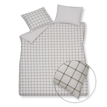Flanel Dundee dekbedovertrekset | thyme