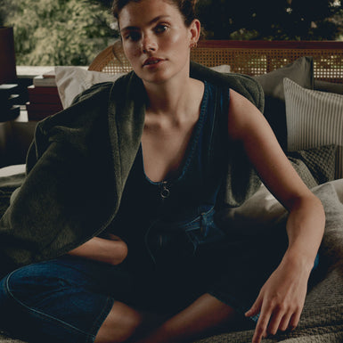 BEAUMONT badjas | sage green
