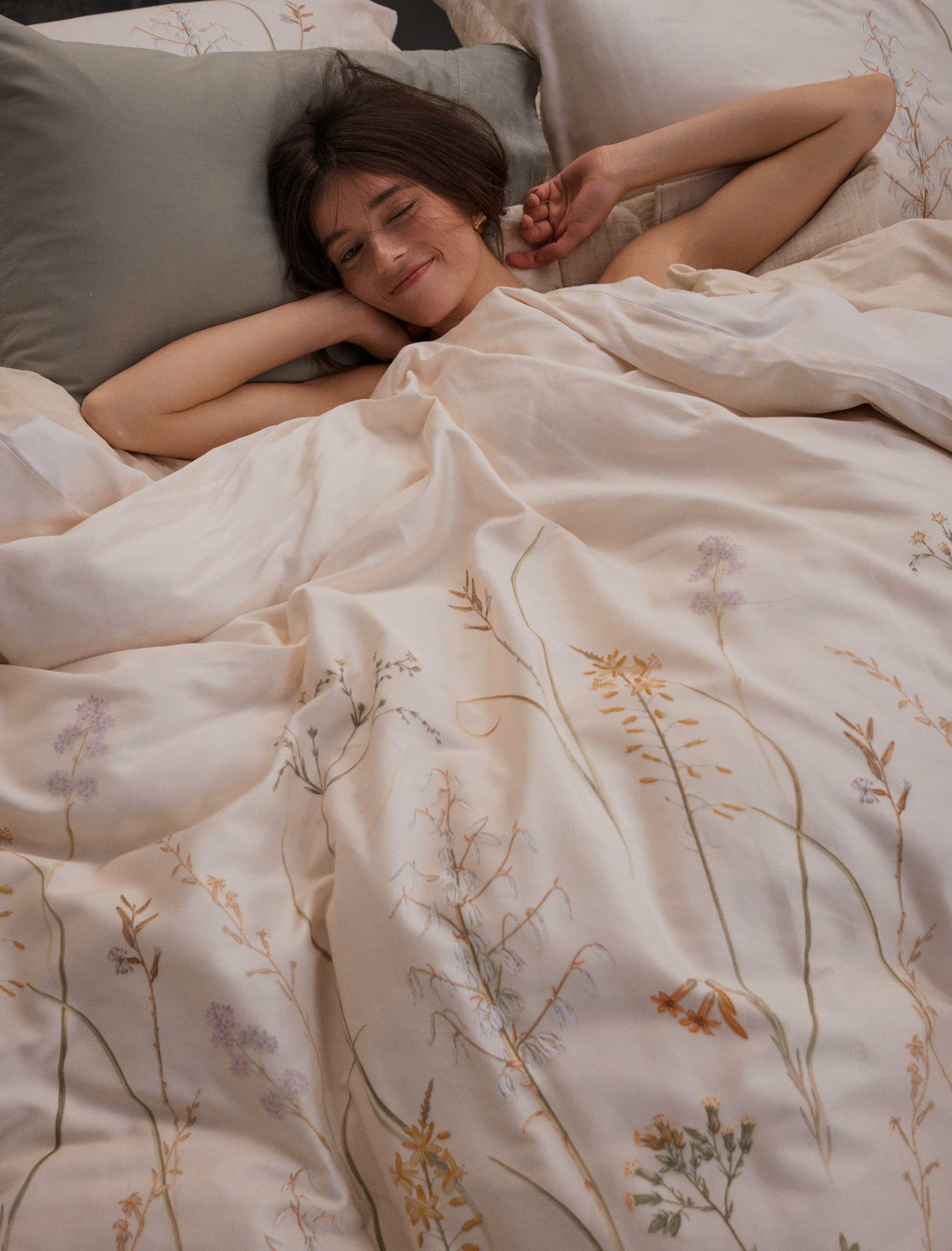 SOOTHING DREAMS dekbedovertrekset | sand