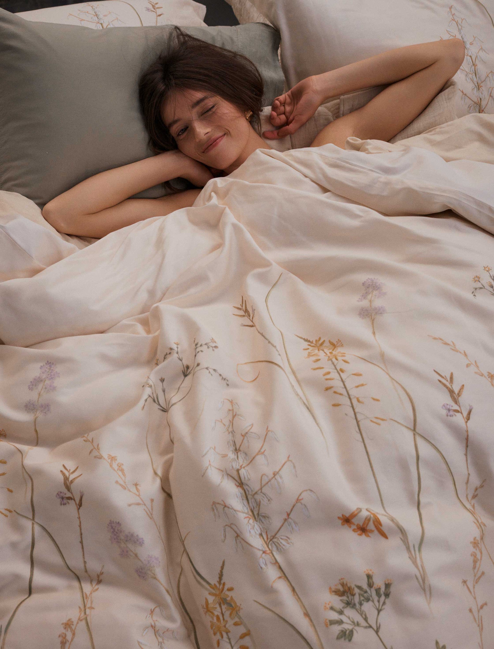 SOOTHING DREAMS XL dekbedovertrekset | sand
