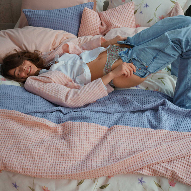 SOFT BLOOM dekbedovertrekset | offwhite