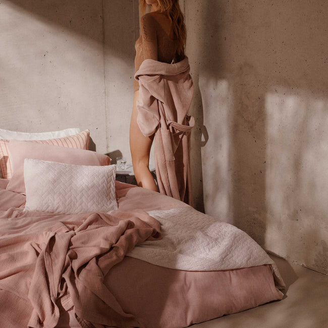 PRESTIGE UNI badjas | sepia pink
