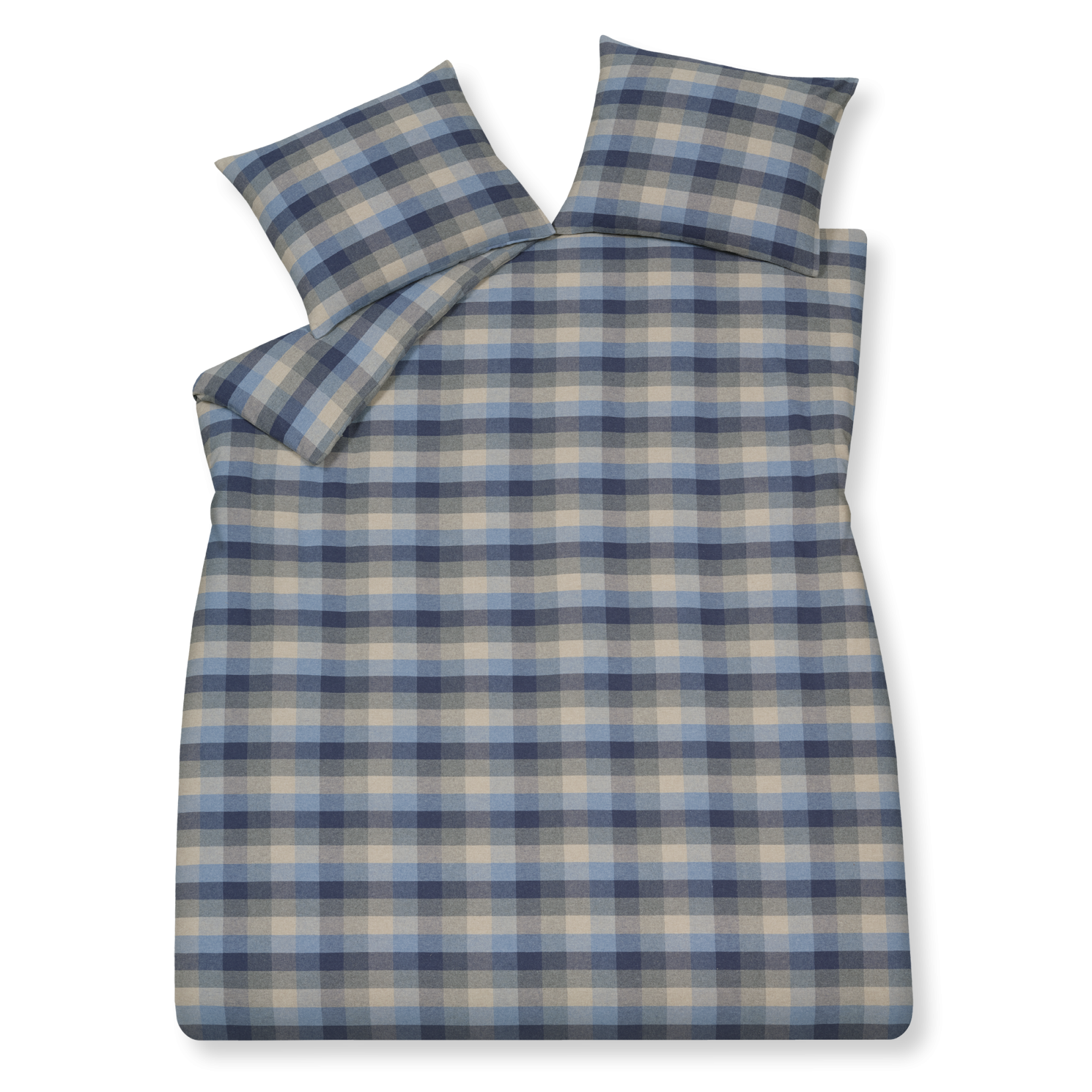 Flanel Skagen dekbedovertrek | navy