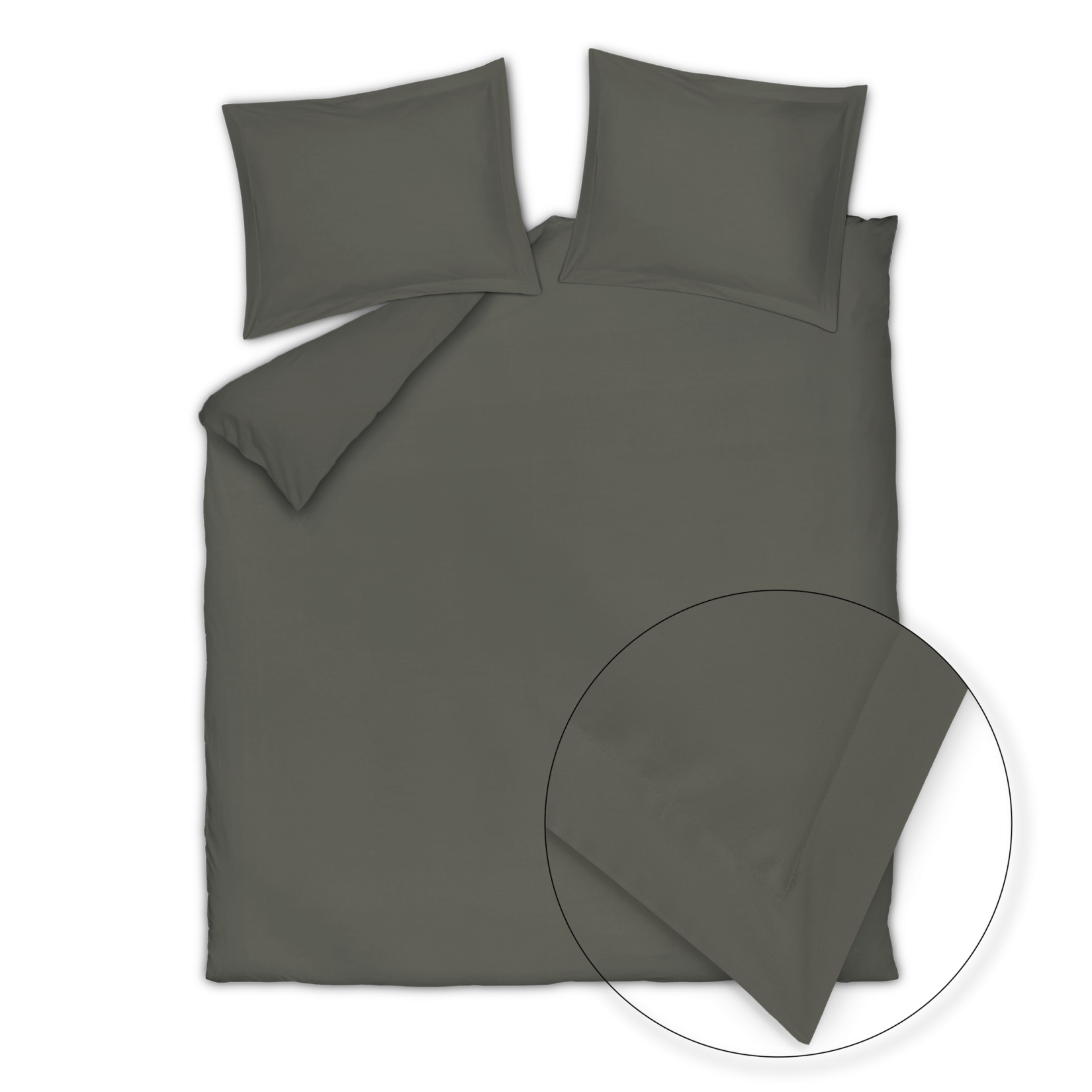 SATIN BLISS dekbedovertrekset | sage green