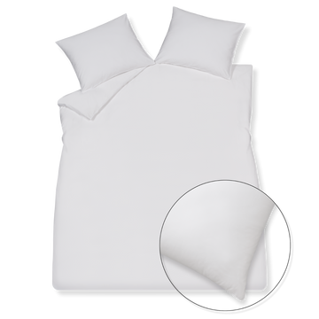 SATIN LUXE dekbedovertrekset | white