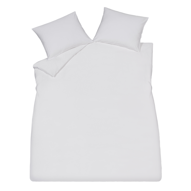 SATIN LUXE dekbedovertrekset | white