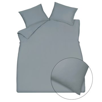 SATIN LUXE dekbedovertrekset | light blue