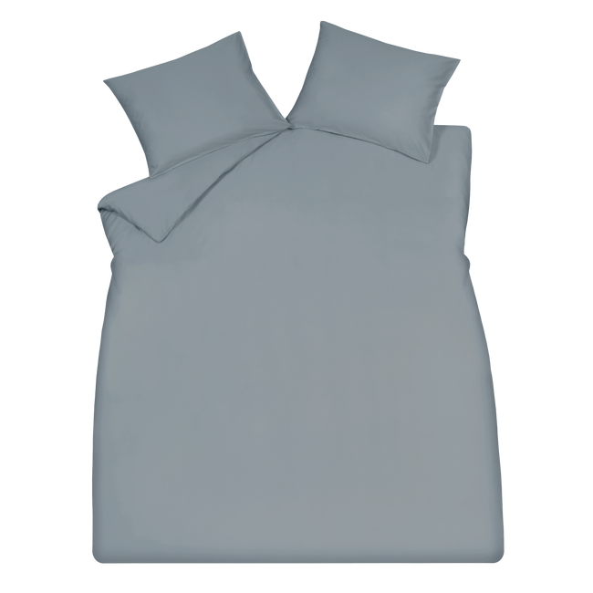 SATIN LUXE dekbedovertrekset | light blue