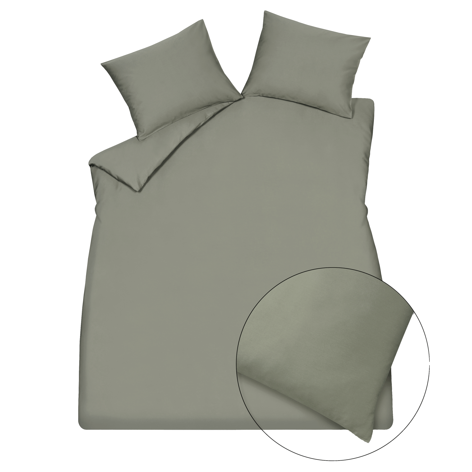 SATIN LUXE dekbedovertrekset | thyme