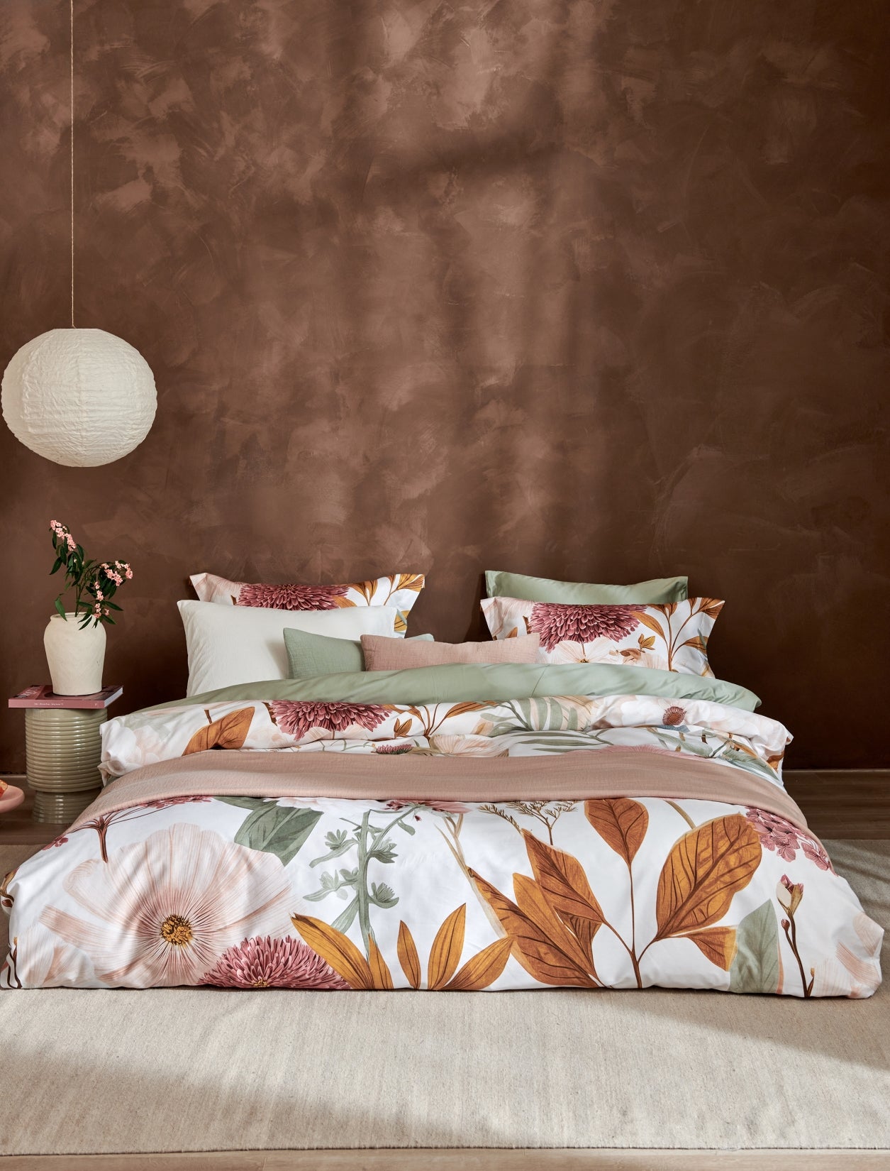 Satin Luxe dekbedovertrekset | smoke green