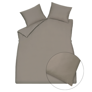 SATIN LUXE dekbedovertrekset | espresso