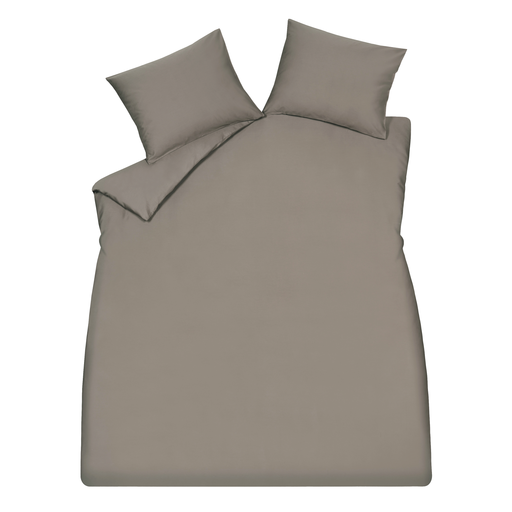 SATIN LUXE dekbedovertrekset | espresso