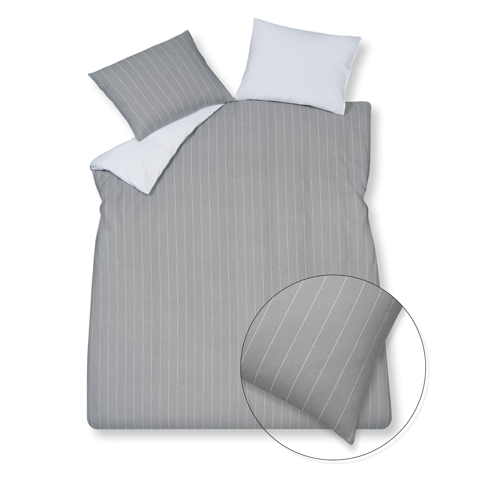 HOME PUGLIA percale | grey